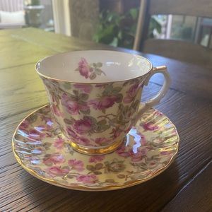 Fine English Bone China Cup and Saucer